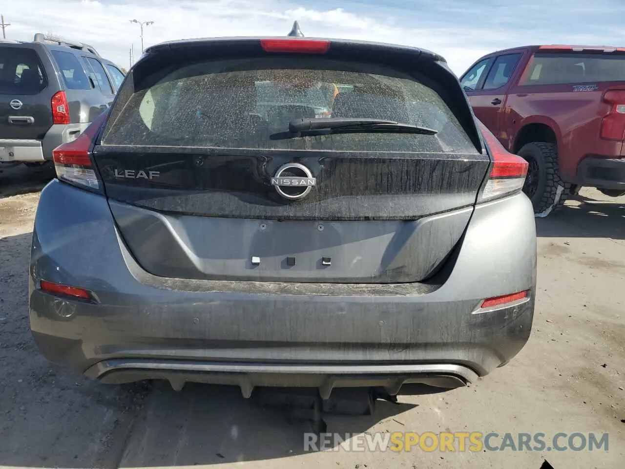 6 fotografías del automóvil dañado 1N4AZ1BV3RC555163 NISSAN LEAF 2024