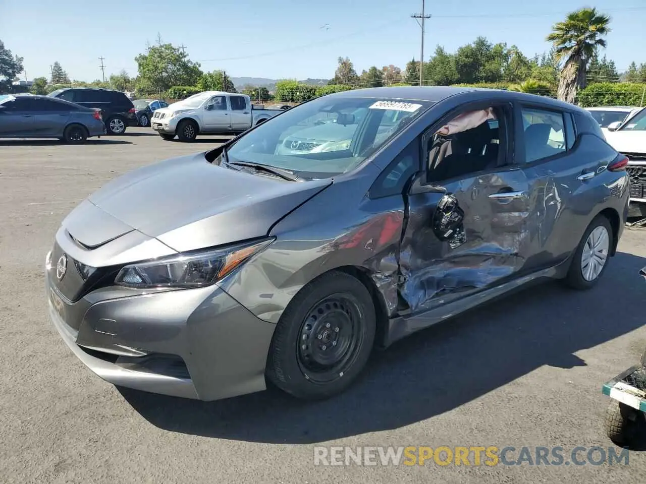 1 fotografías del automóvil dañado 1N4AZ1BV6RC556582 NISSAN LEAF 2024
