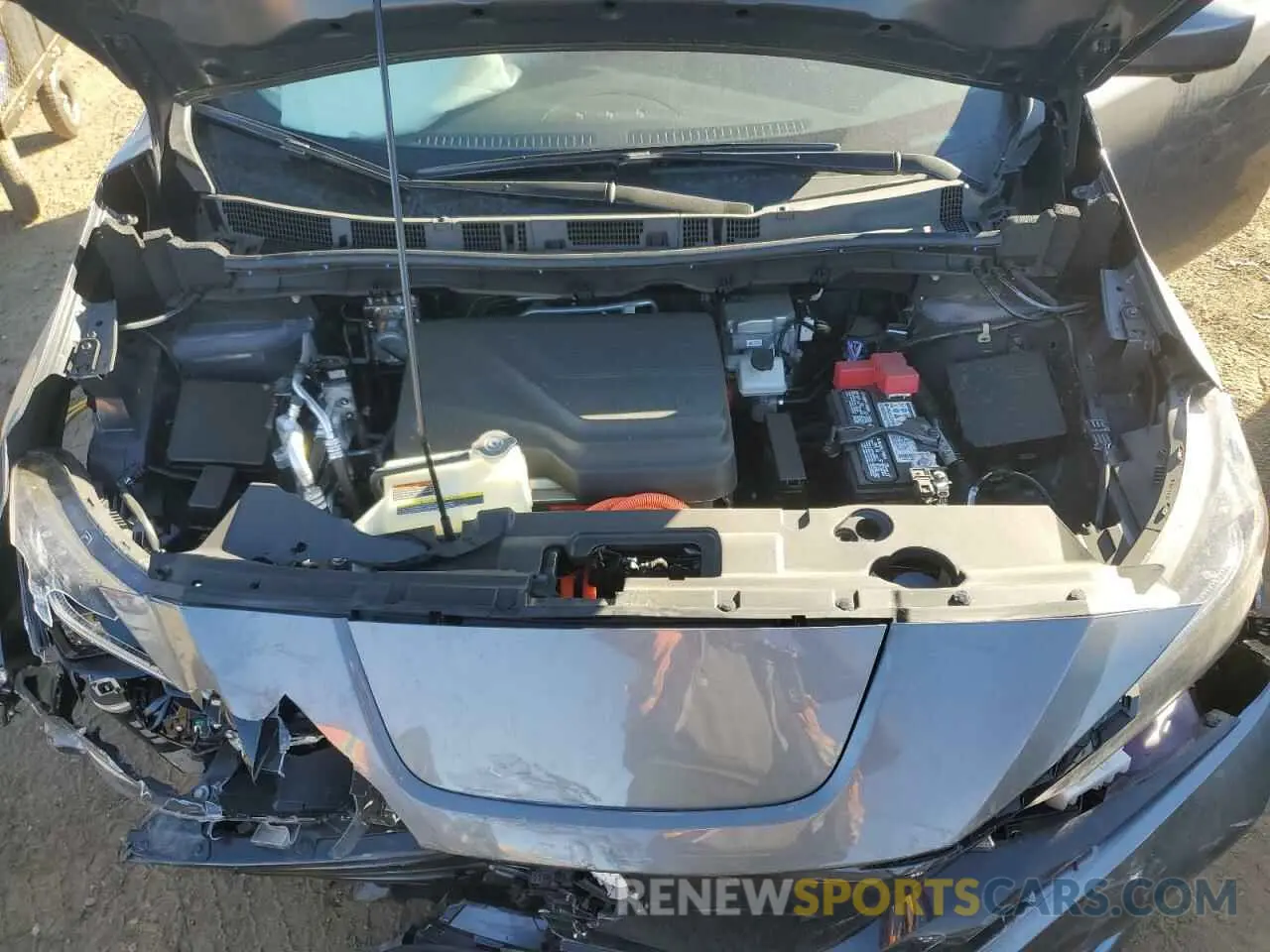 12 fotografías del automóvil dañado 1N4CZ1CV1RC553595 NISSAN LEAF 2024