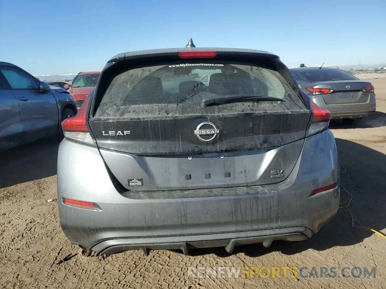 6 fotografías del automóvil dañado 1N4CZ1CV1RC553595 NISSAN LEAF 2024
