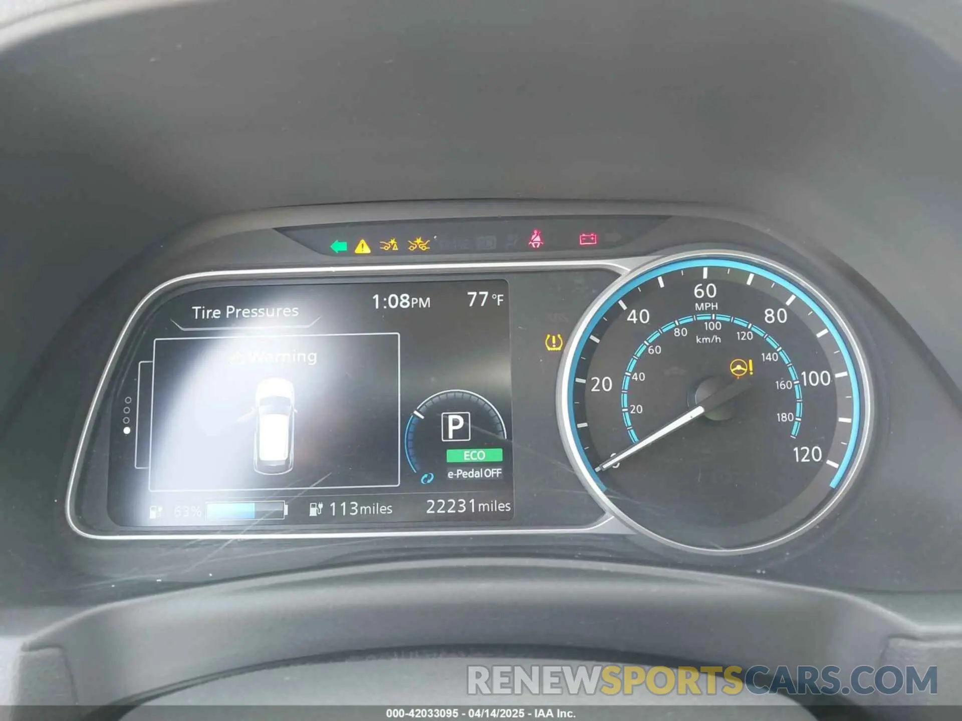 7 fotografías del automóvil dañado 1N4CZ1CV4RC551792 NISSAN LEAF 2024