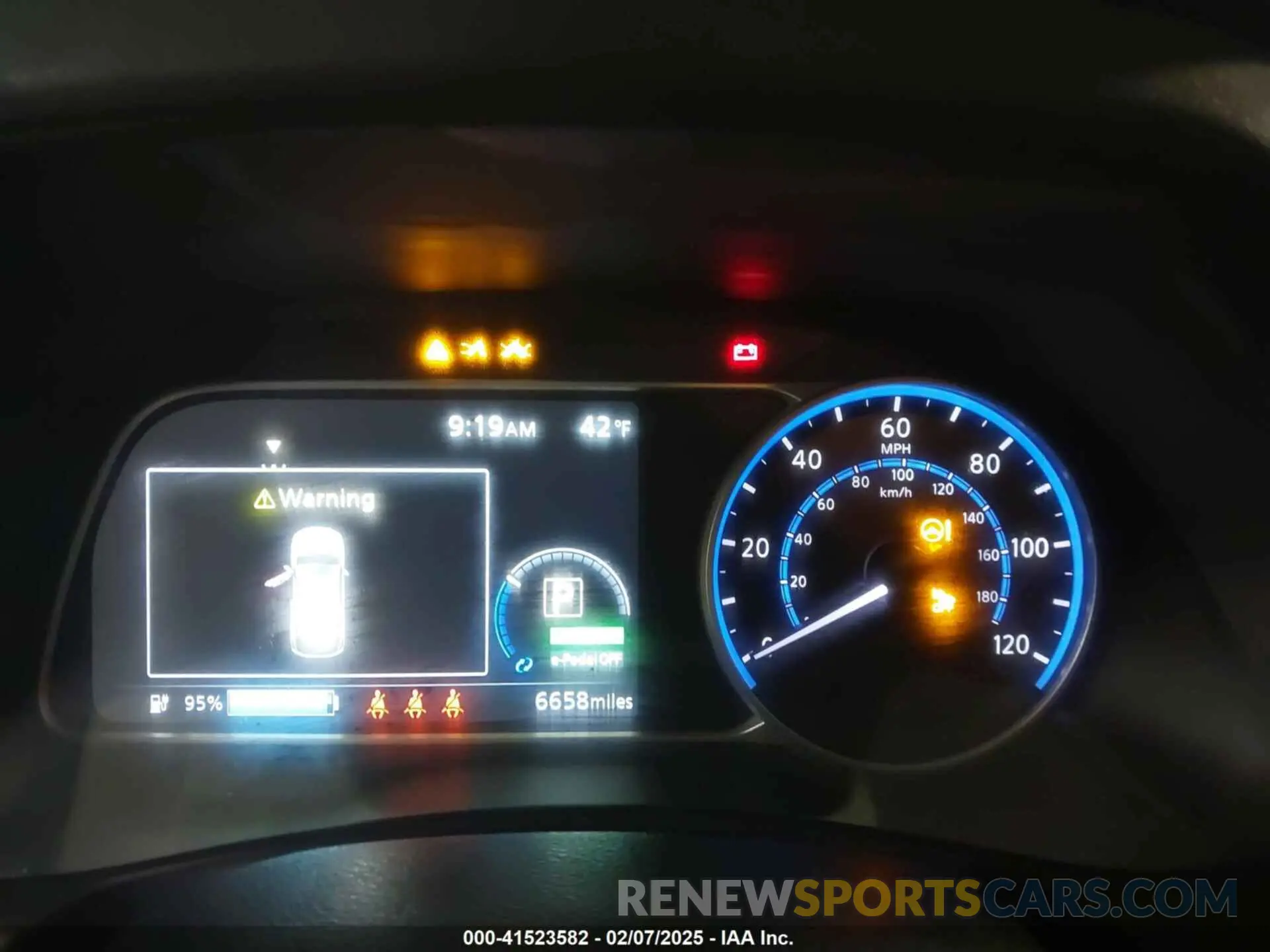 7 fotografías del automóvil dañado 1N4CZ1CV4RC553137 NISSAN LEAF 2024