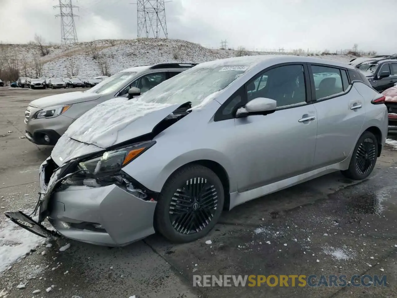 1 fotografías del automóvil dañado 1N4CZ1CV7RC553147 NISSAN LEAF 2024