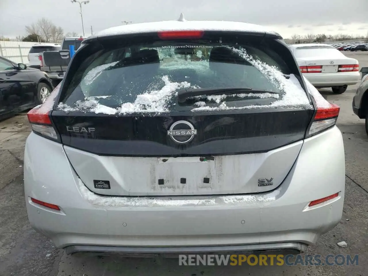 6 fotografías del automóvil dañado 1N4CZ1CV7RC553147 NISSAN LEAF 2024