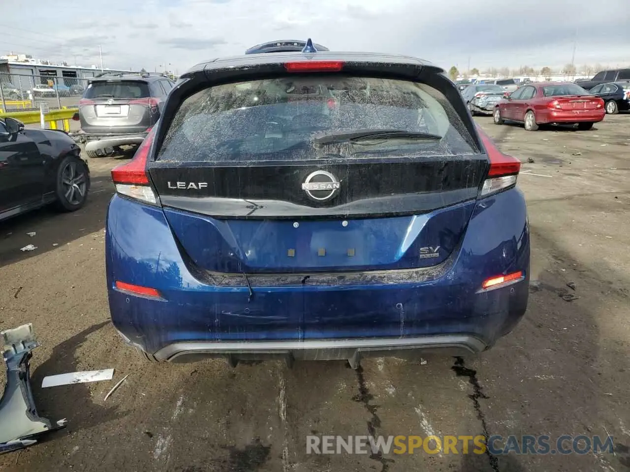 6 fotografías del automóvil dañado 1N4CZ1CV8RC556672 NISSAN LEAF 2024