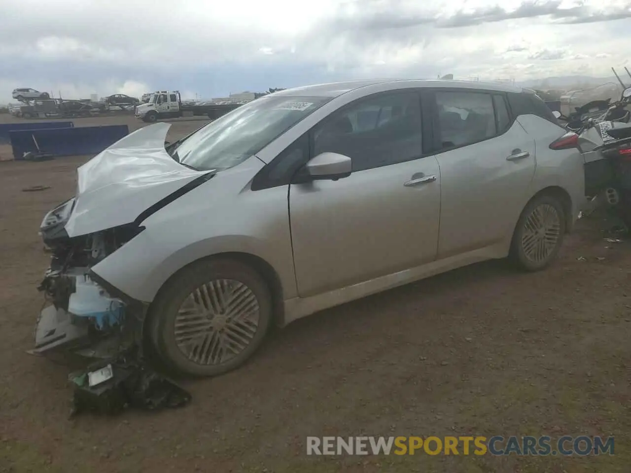 1 fotografías del automóvil dañado 1N4CZ1CV9RC553019 NISSAN LEAF 2024