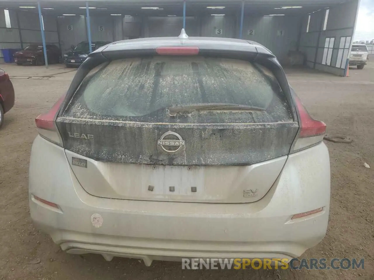 6 fotografías del automóvil dañado 1N4CZ1CV9RC553019 NISSAN LEAF 2024