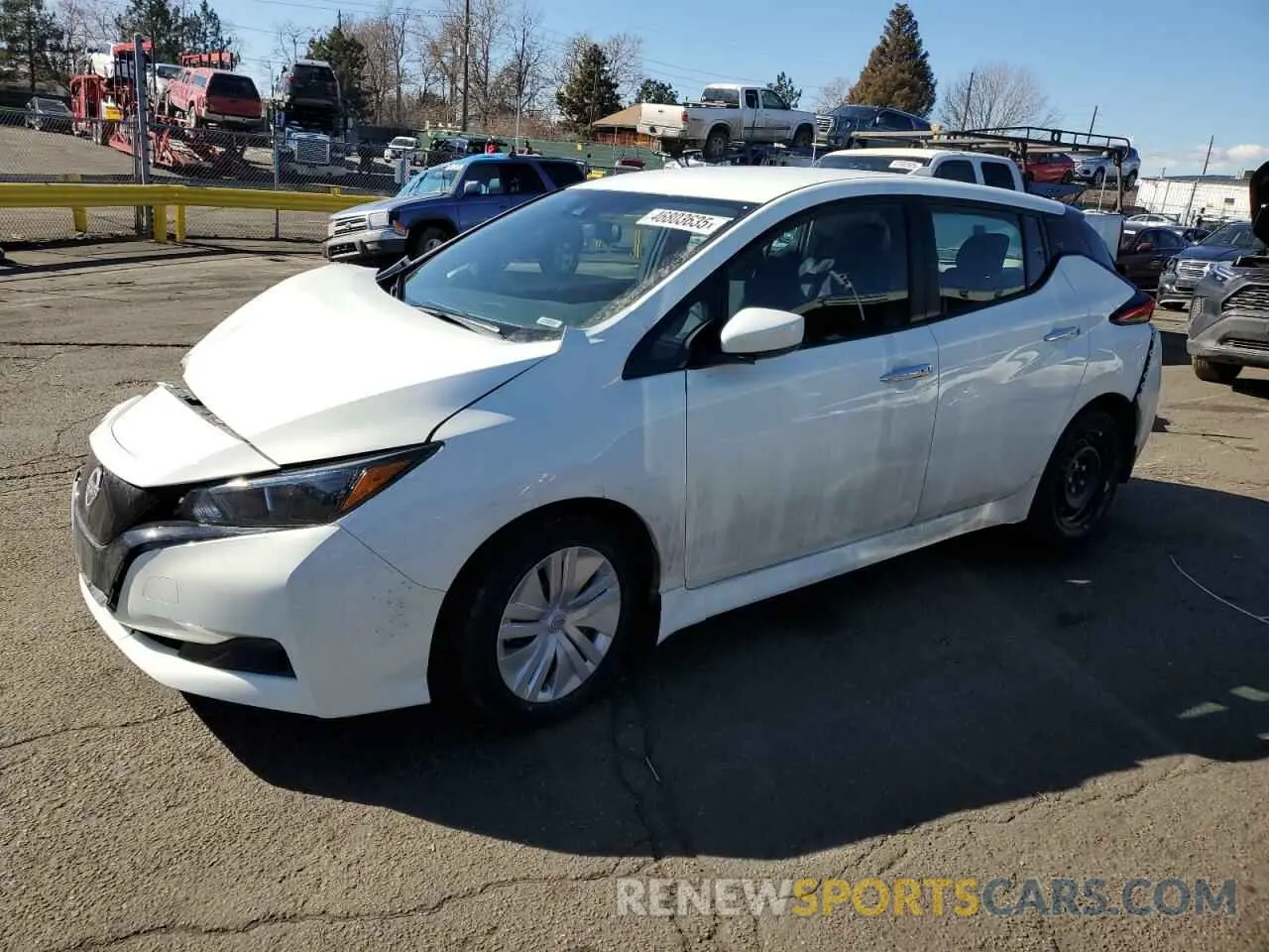 1 fotografías del automóvil dañado 1N4AZ1BV0SC557877 NISSAN LEAF 2025