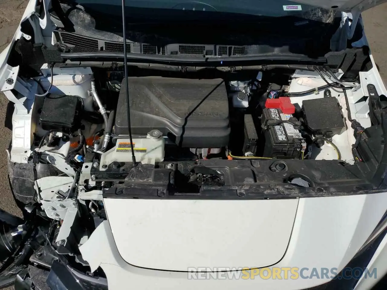 11 fotografías del automóvil dañado 1N4AZ1BV0SC557877 NISSAN LEAF 2025