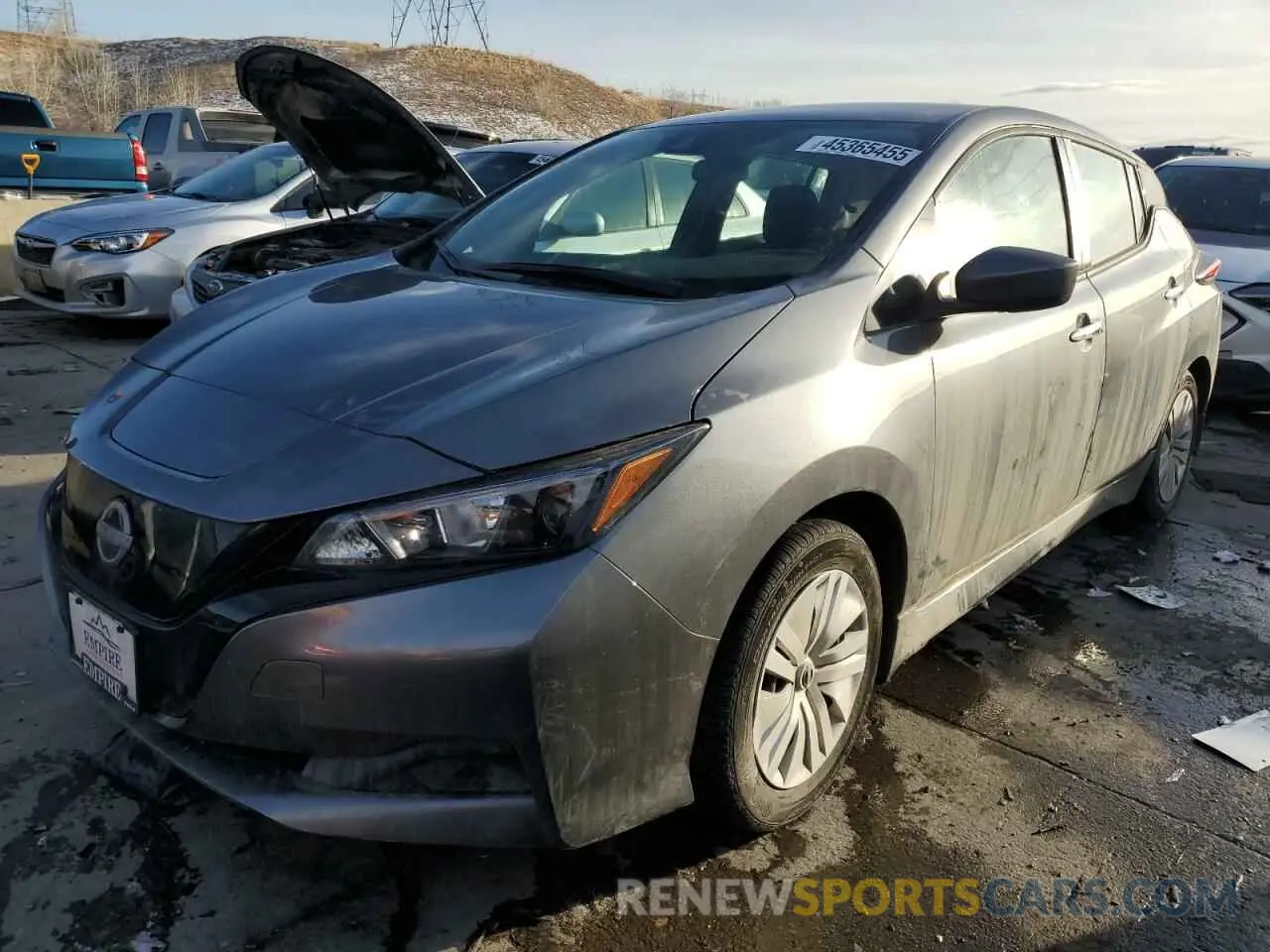 1 fotografías del automóvil dañado 1N4AZ1BV1SC560402 NISSAN LEAF 2025