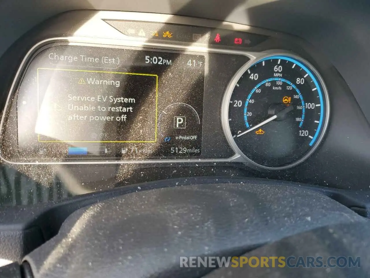 9 fotografías del automóvil dañado 1N4AZ1BV1SC560402 NISSAN LEAF 2025