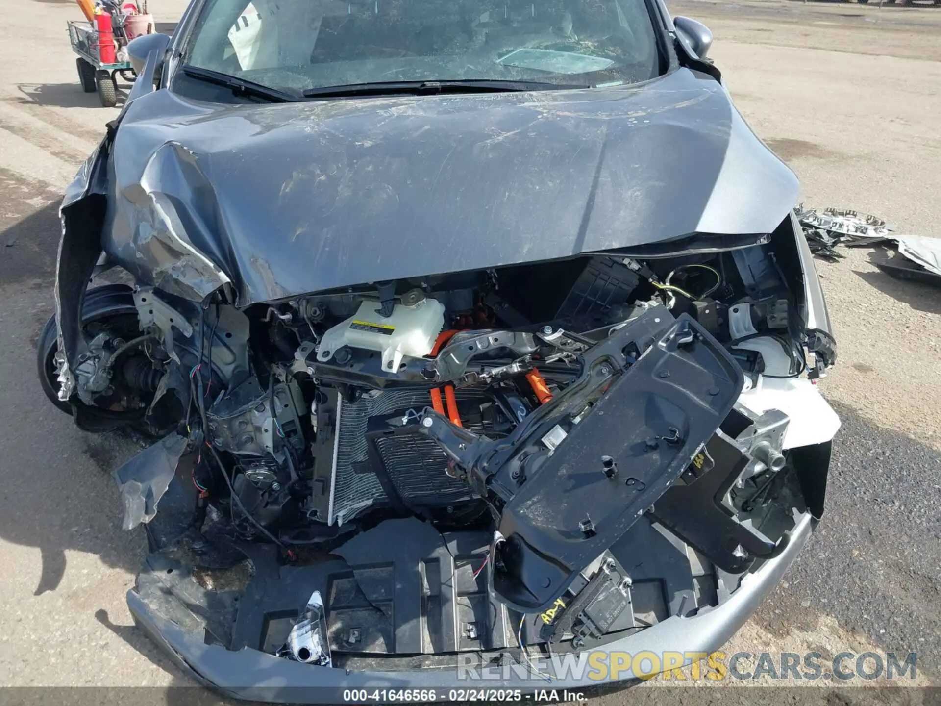 6 fotografías del automóvil dañado 1N4AZ1BV6SC550092 NISSAN LEAF 2025