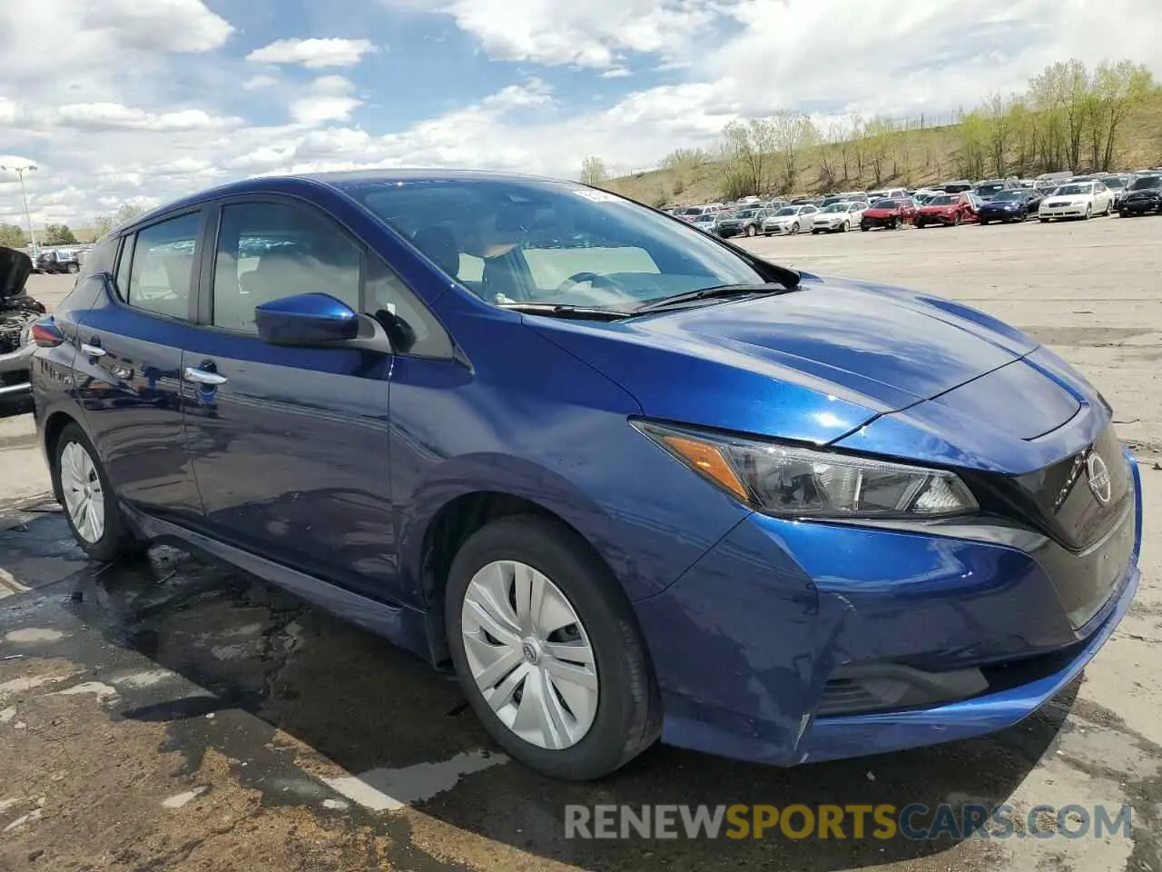 4 fotografías del automóvil dañado 1N4AZ1BV6SC558659 NISSAN LEAF 2025