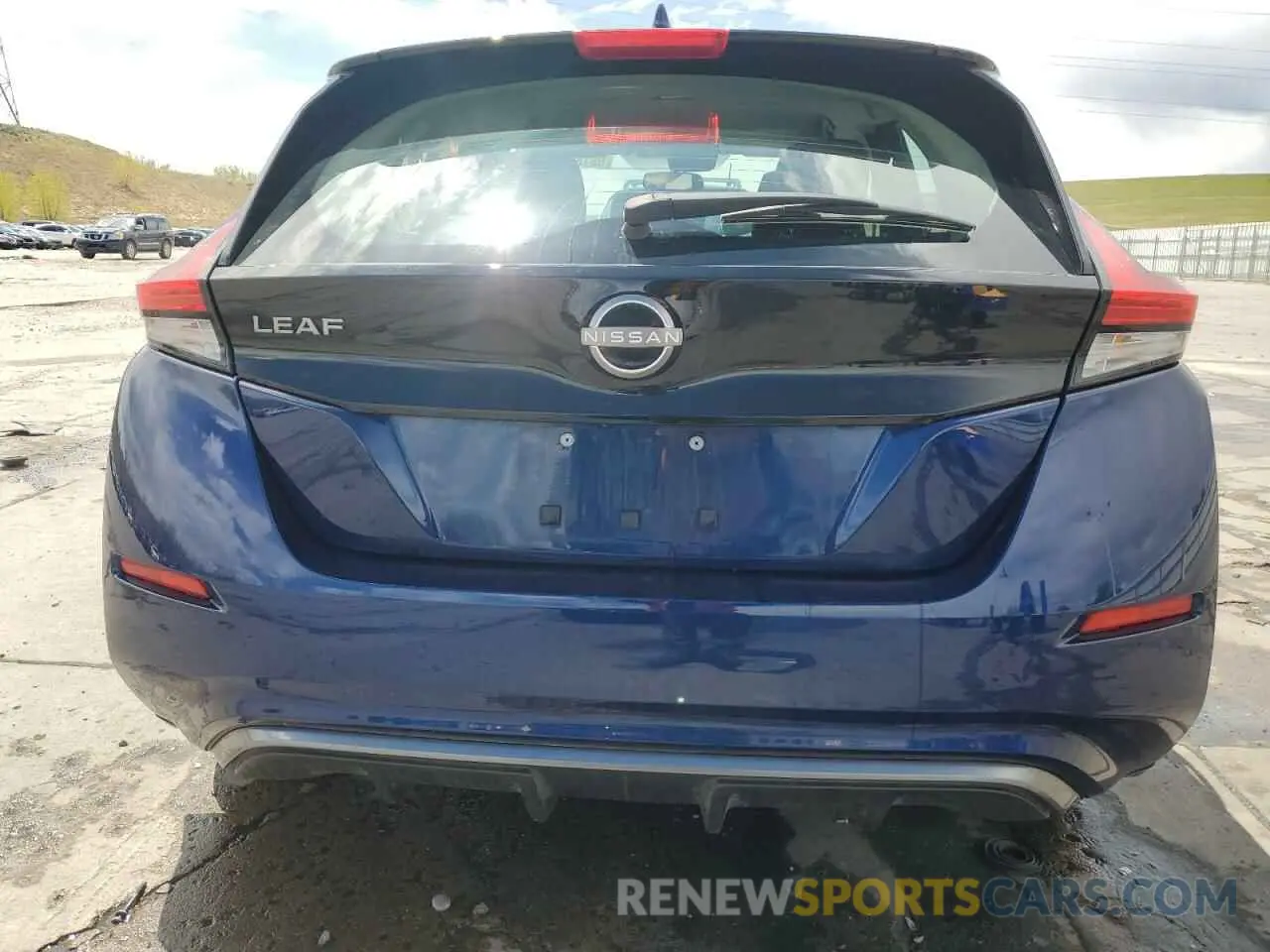 6 fotografías del automóvil dañado 1N4AZ1BV6SC558659 NISSAN LEAF 2025