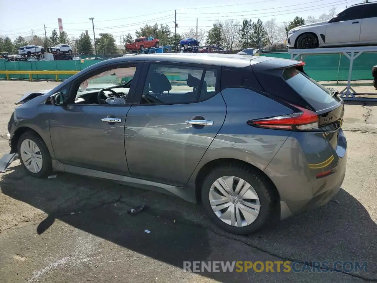 2 fotografías del automóvil dañado 1N4AZ1BV9SC559823 NISSAN LEAF 2025