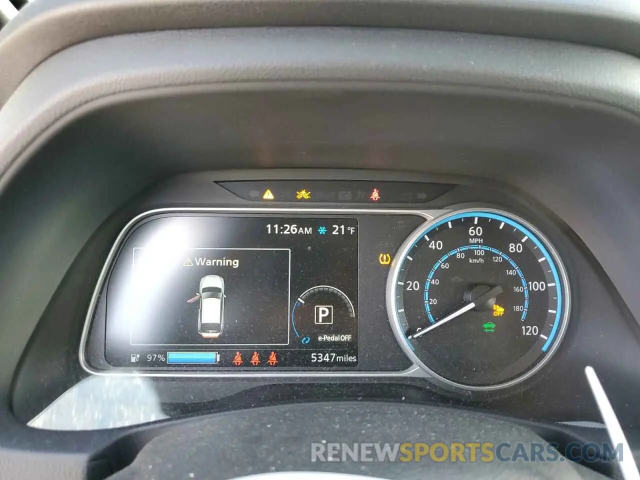 9 fotografías del automóvil dañado 1N4CZ1CV1SC557488 NISSAN LEAF 2025
