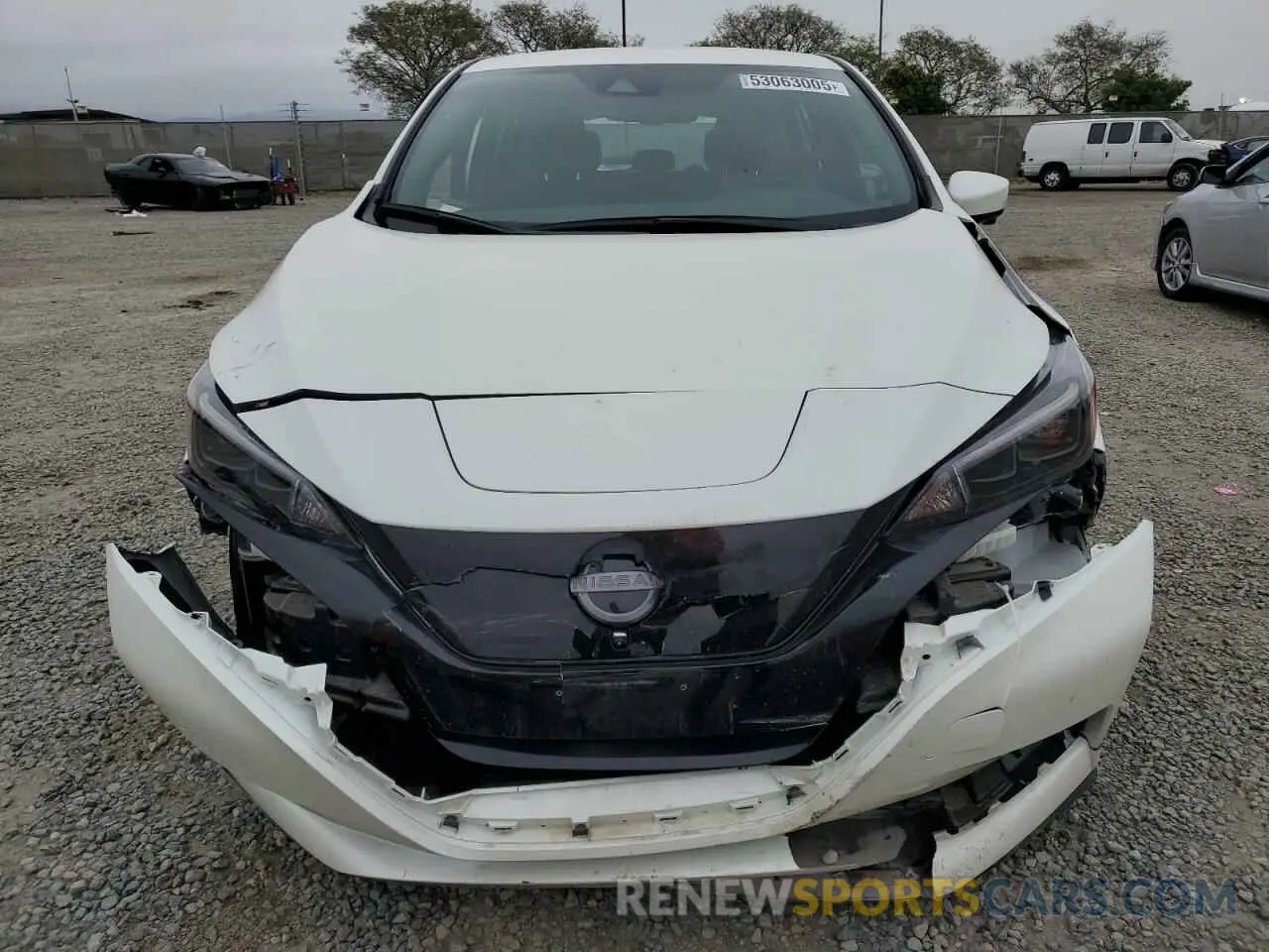 5 fotografías del automóvil dañado 1N4CZ1CV5SC550592 NISSAN LEAF 2025