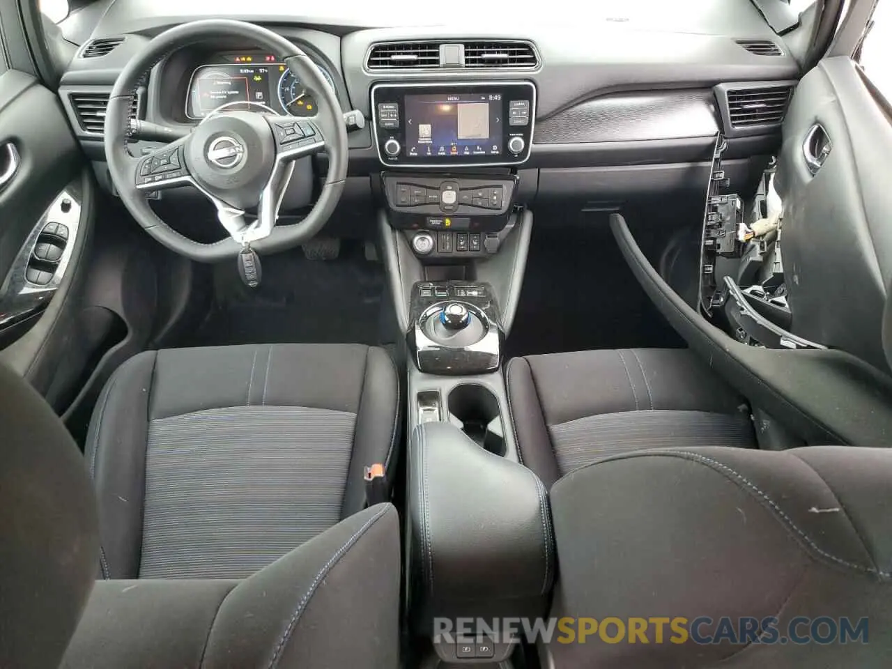 8 fotografías del automóvil dañado 1N4CZ1CV5SC550592 NISSAN LEAF 2025
