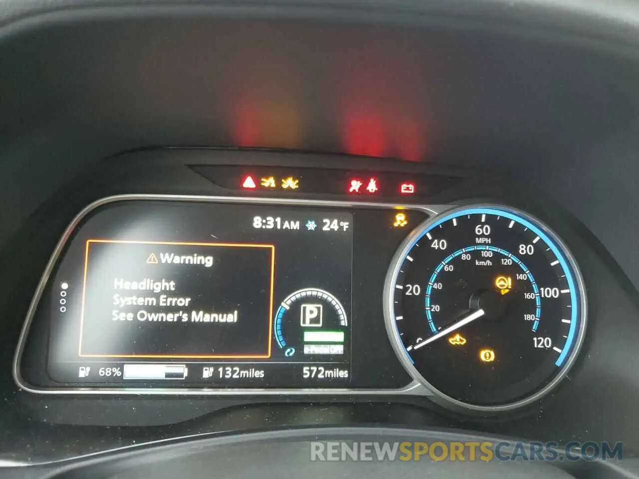 9 fotografías del automóvil dañado 1N4CZ1CV8SC561070 NISSAN LEAF 2025