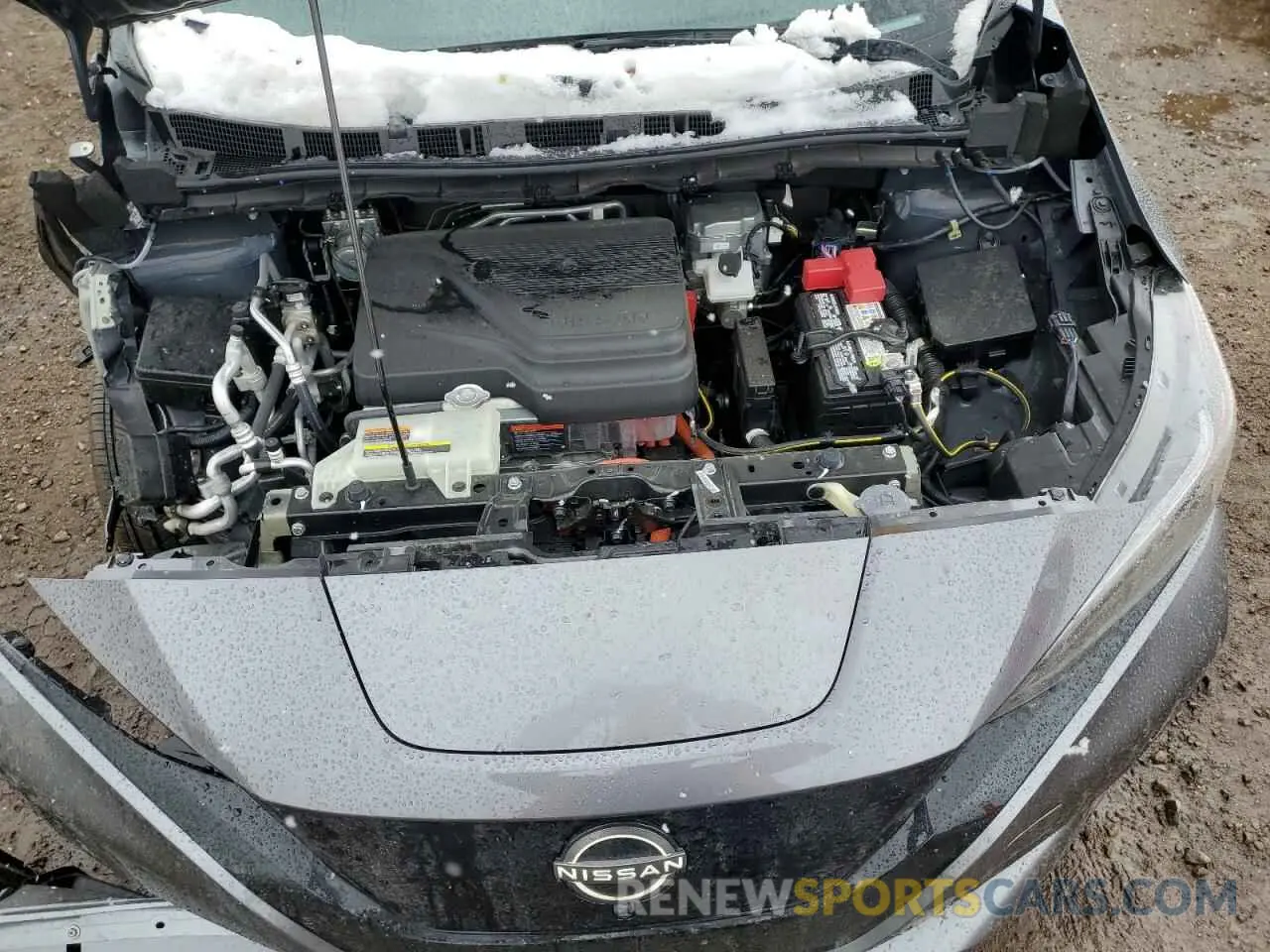 11 fotografías del automóvil dañado 1N4CZ1CV9SC557643 NISSAN LEAF 2025