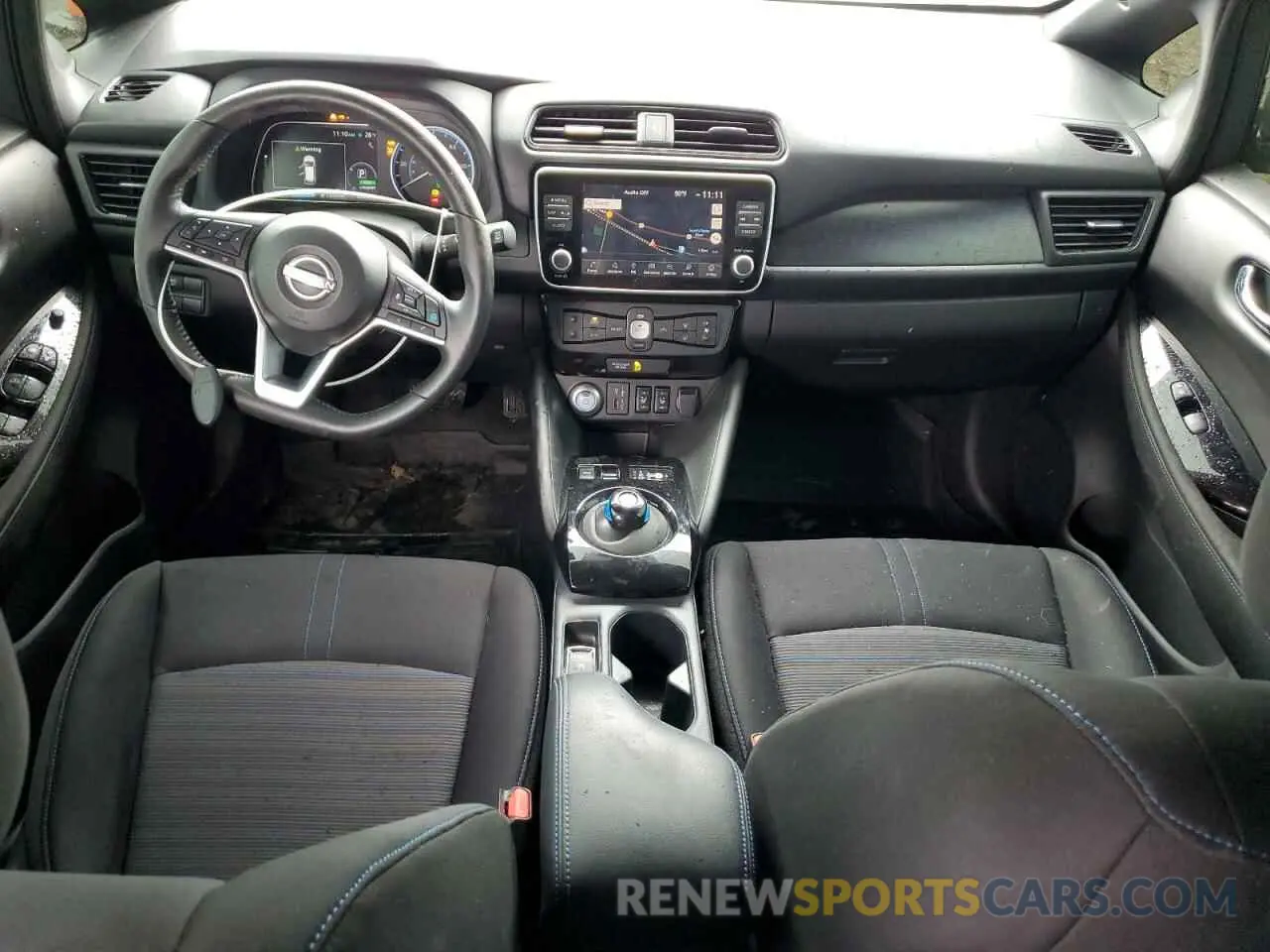 8 fotografías del automóvil dañado 1N4CZ1CV9SC557643 NISSAN LEAF 2025
