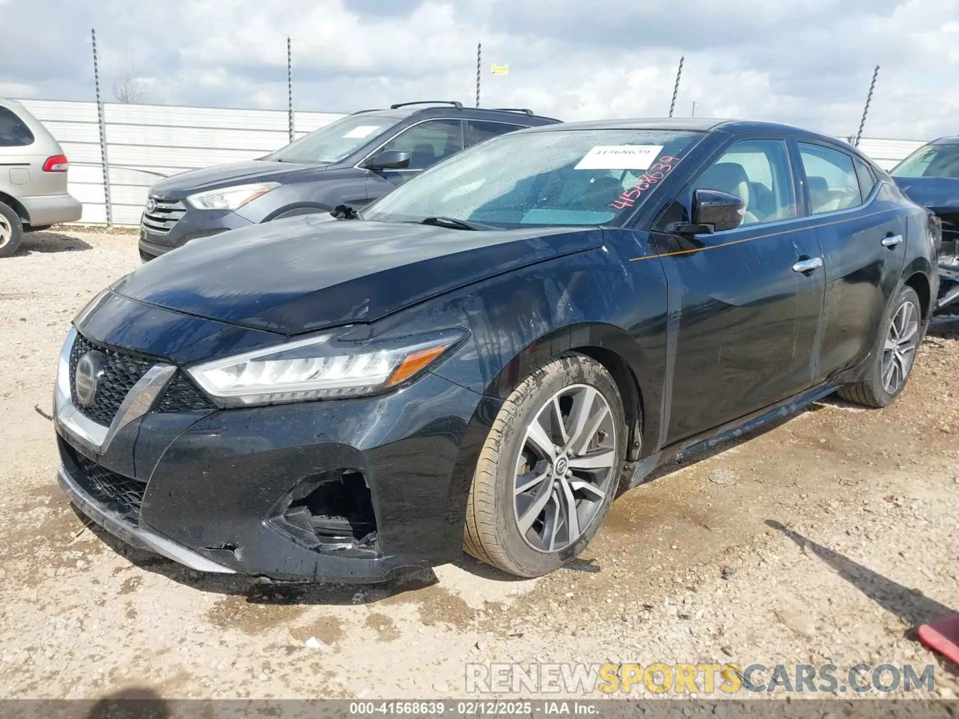 2 fotografías del automóvil dañado 1N4AA6AV0KC361850 NISSAN MAXIMA 2019