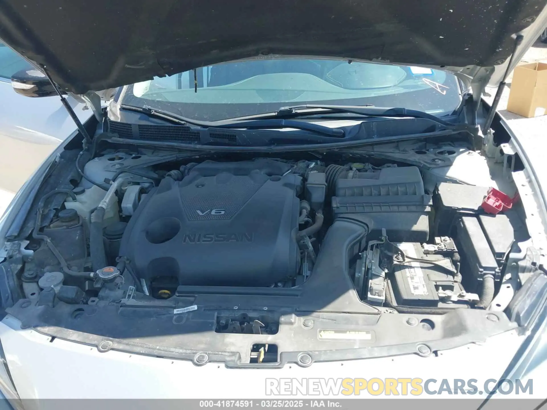 10 fotografías del automóvil dañado 1N4AA6AV1KC373456 NISSAN MAXIMA 2019