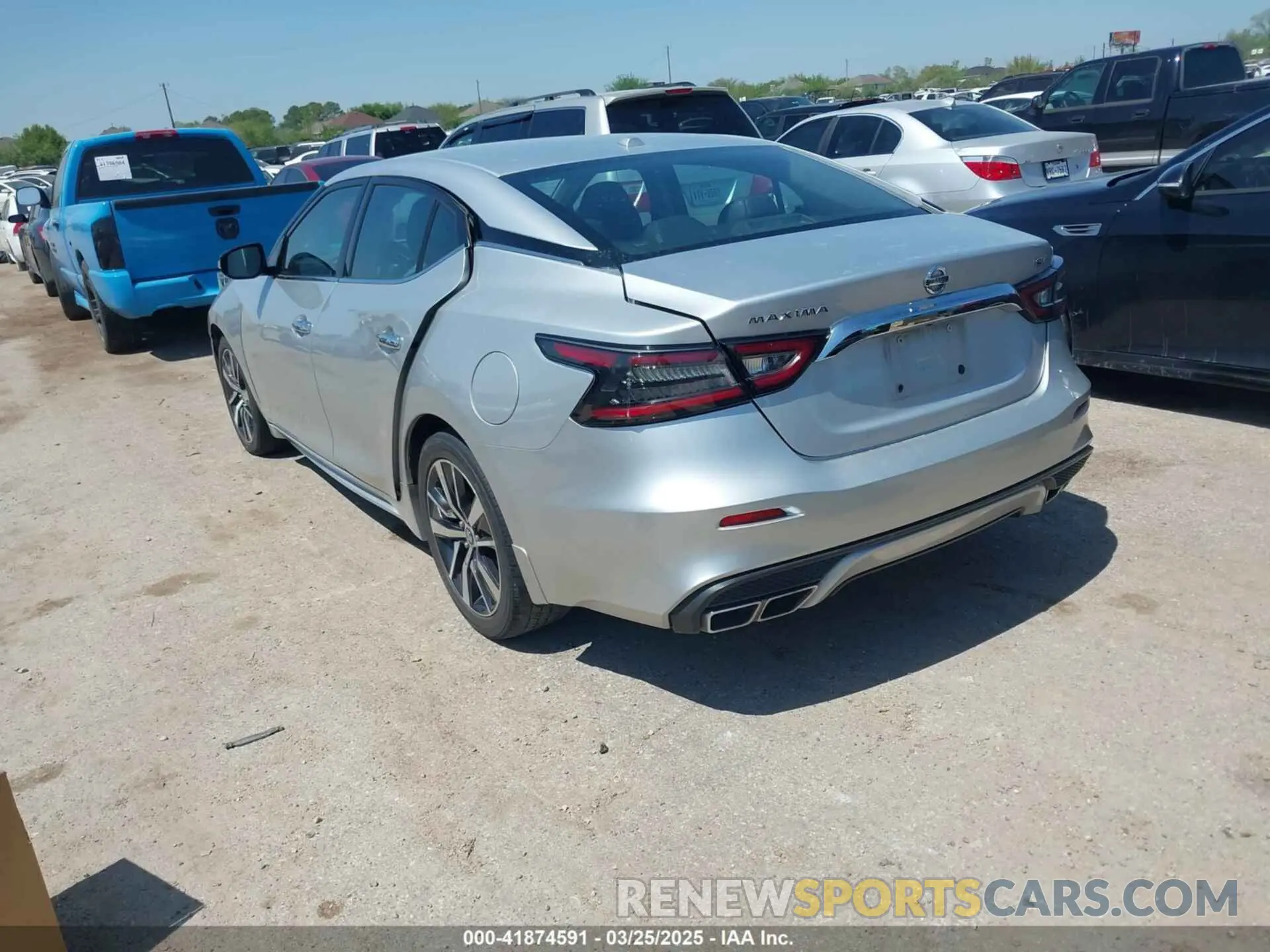 3 fotografías del automóvil dañado 1N4AA6AV1KC373456 NISSAN MAXIMA 2019