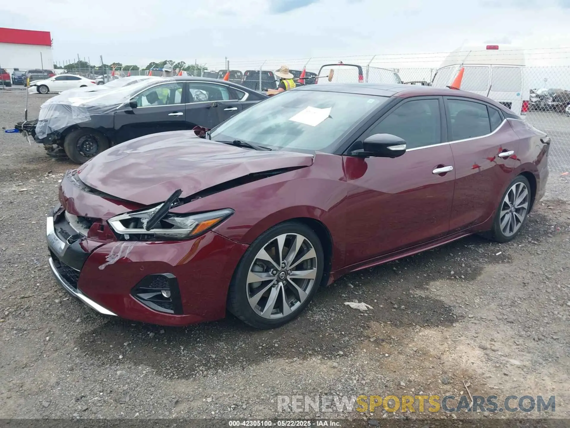 2 fotografías del automóvil dañado 1N4AA6AV1KC379936 NISSAN MAXIMA 2019