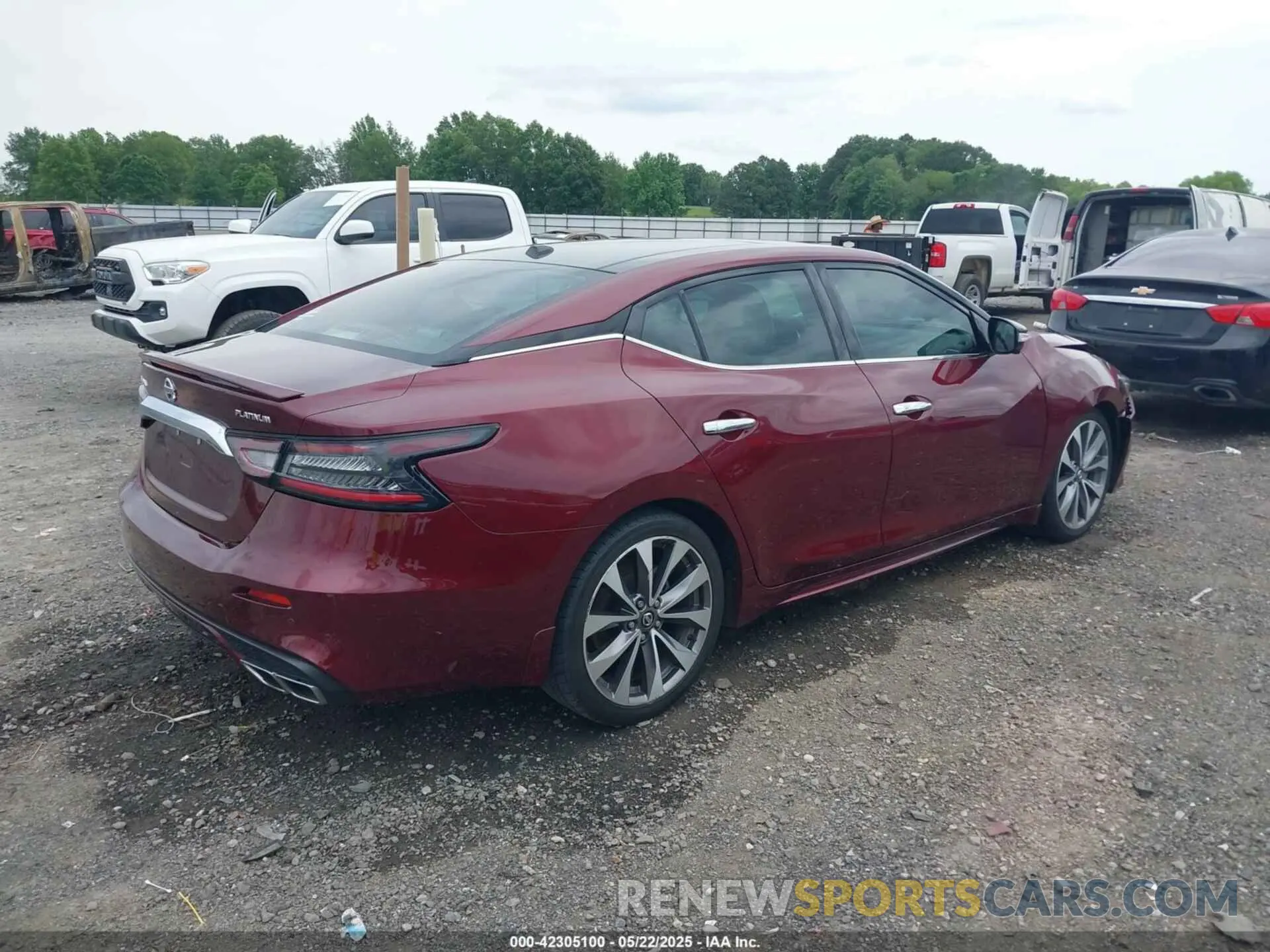 4 fotografías del automóvil dañado 1N4AA6AV1KC379936 NISSAN MAXIMA 2019