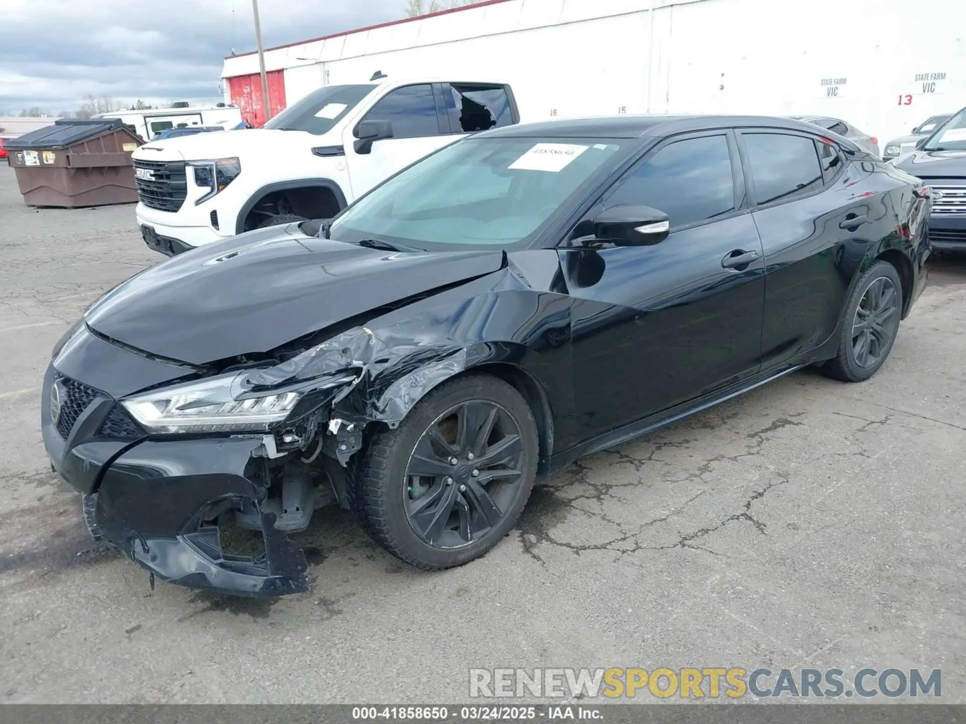 2 fotografías del automóvil dañado 1N4AA6AV2KC360683 NISSAN MAXIMA 2019