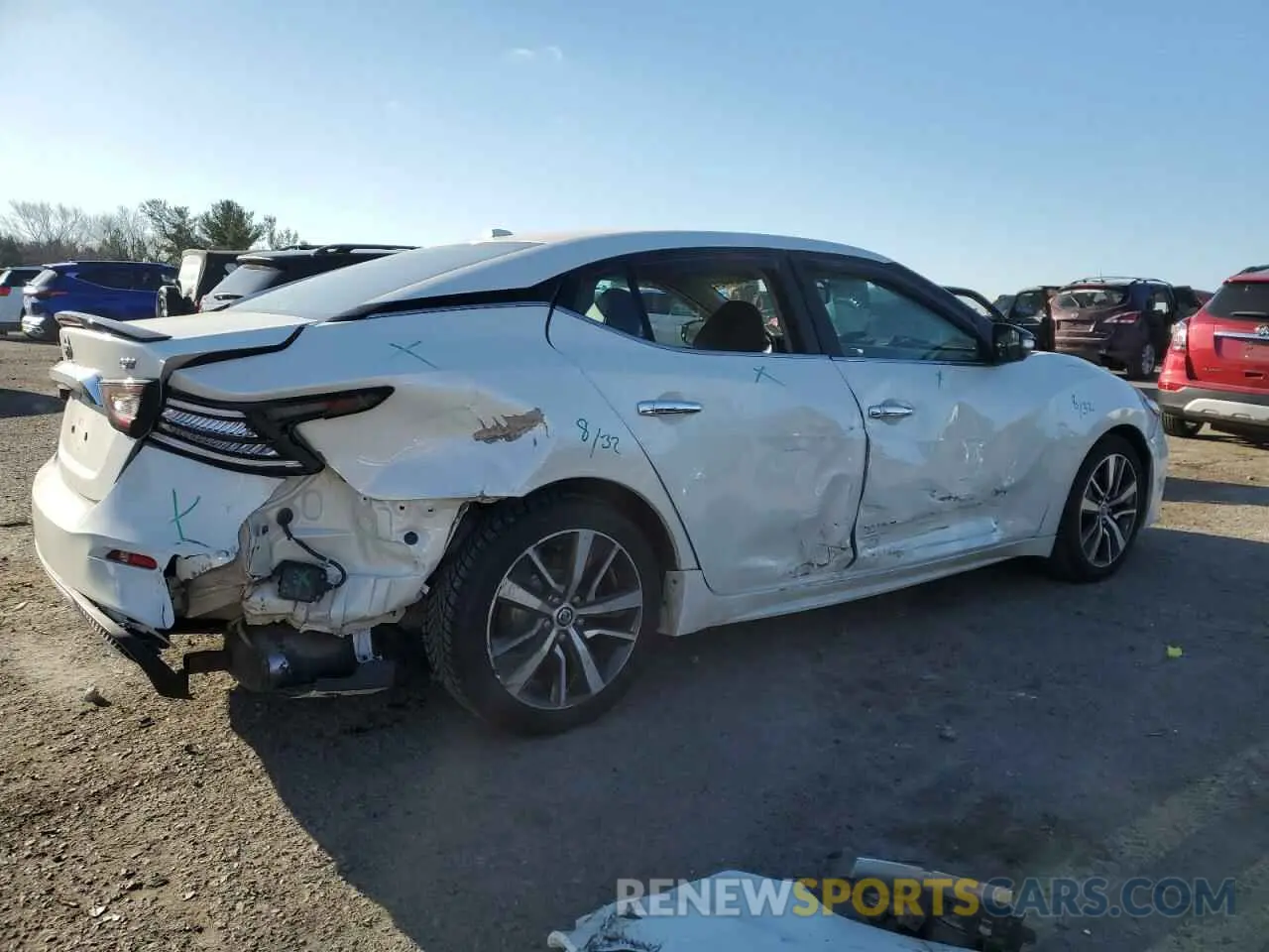 3 fotografías del automóvil dañado 1N4AA6AV2KC367469 NISSAN MAXIMA 2019
