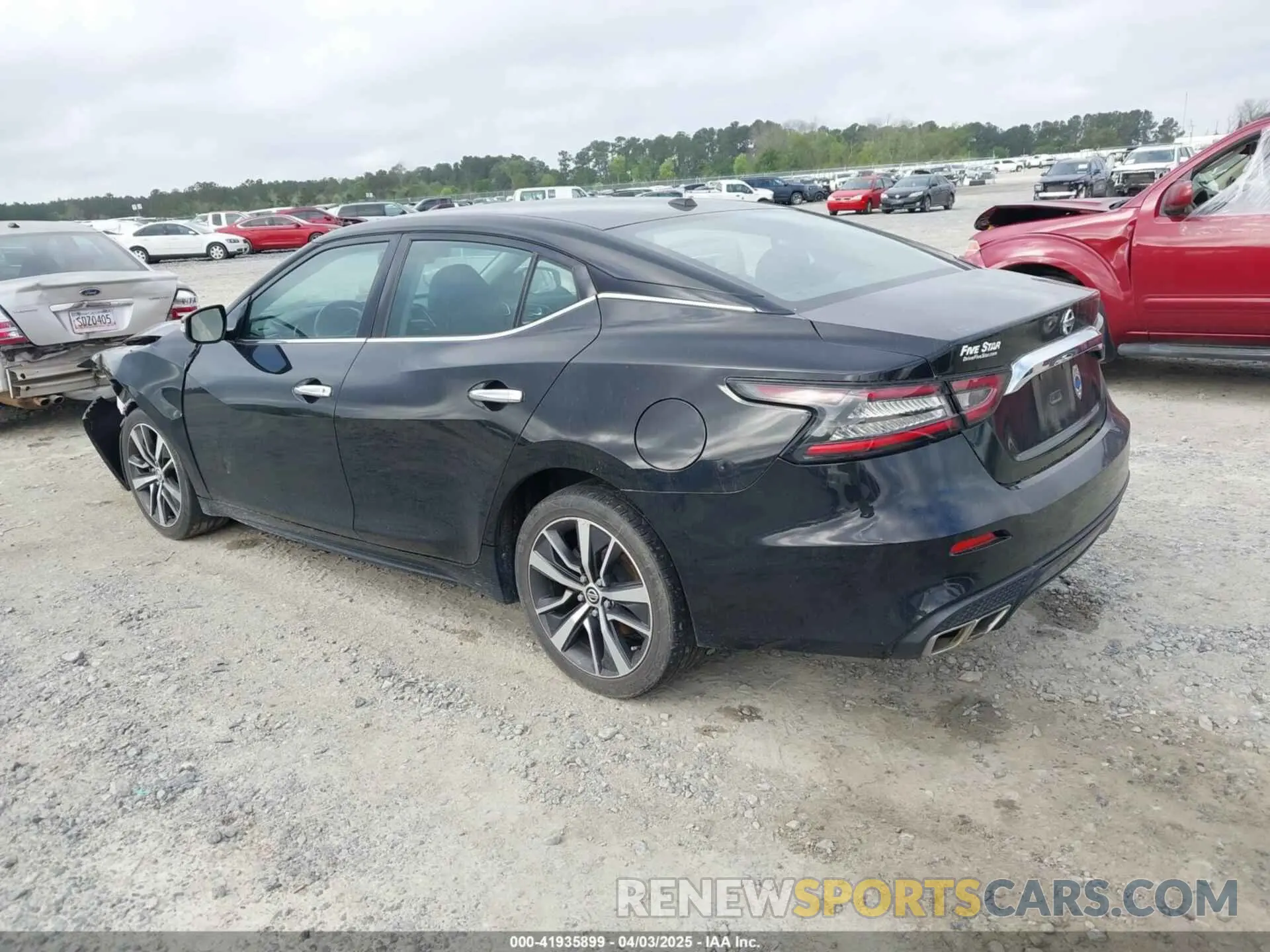 3 fotografías del automóvil dañado 1N4AA6AV4KC372754 NISSAN MAXIMA 2019