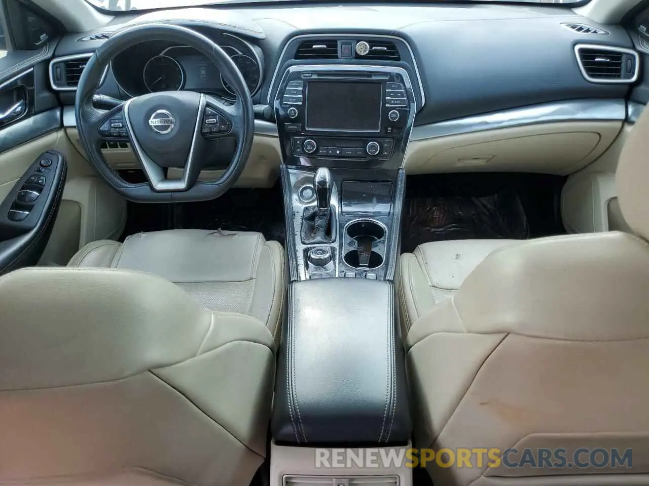 8 fotografías del automóvil dañado 1N4AA6AV5KC366719 NISSAN MAXIMA 2019