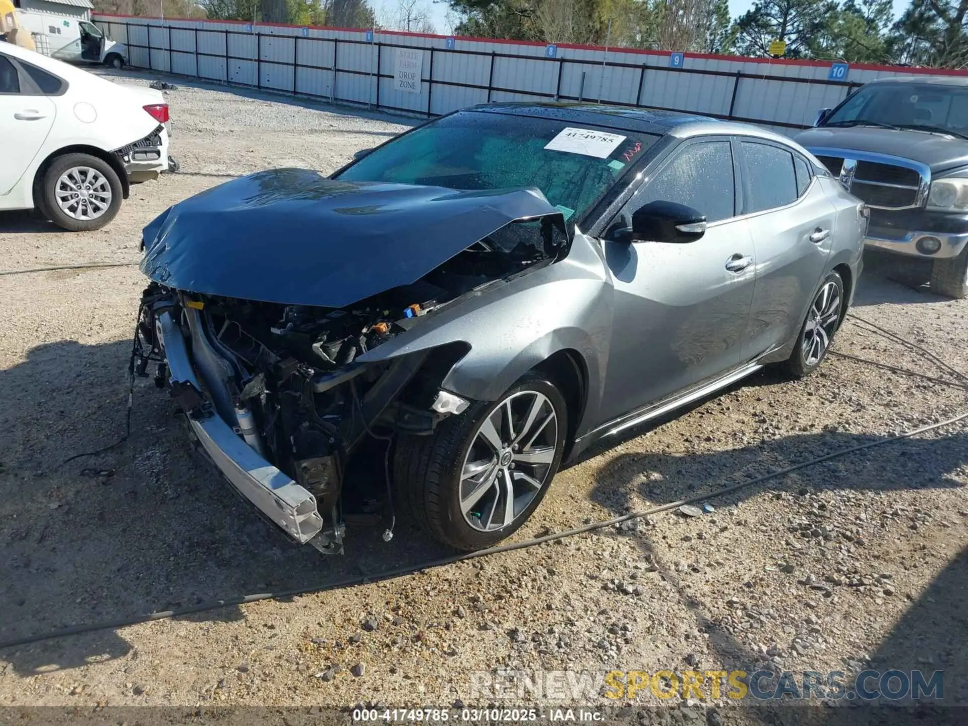 2 fotografías del automóvil dañado 1N4AA6AV5KC384122 NISSAN MAXIMA 2019