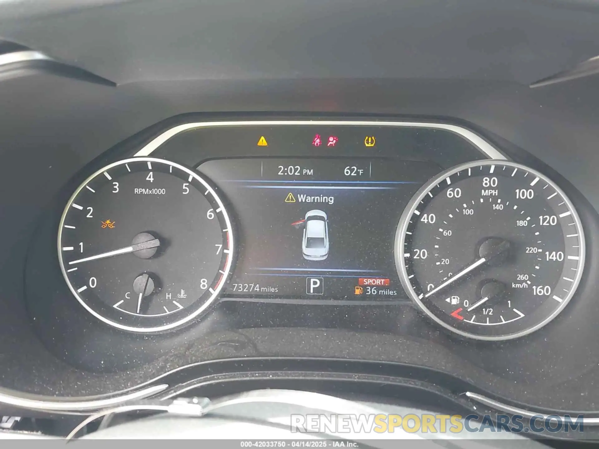 7 fotografías del automóvil dañado 1N4AA6AV5KC384217 NISSAN MAXIMA 2019