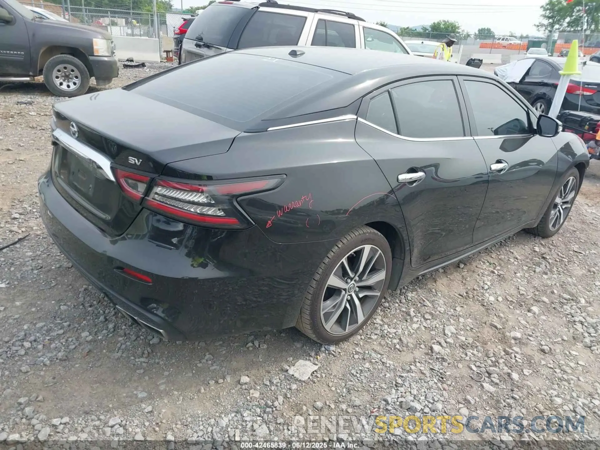 4 fotografías del automóvil dañado 1N4AA6AV6KC360167 NISSAN MAXIMA 2019