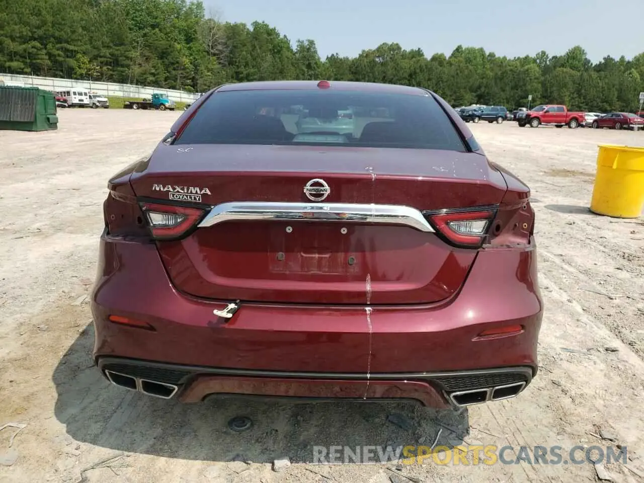 6 fotografías del automóvil dañado 1N4AA6AV6KC382590 NISSAN MAXIMA 2019
