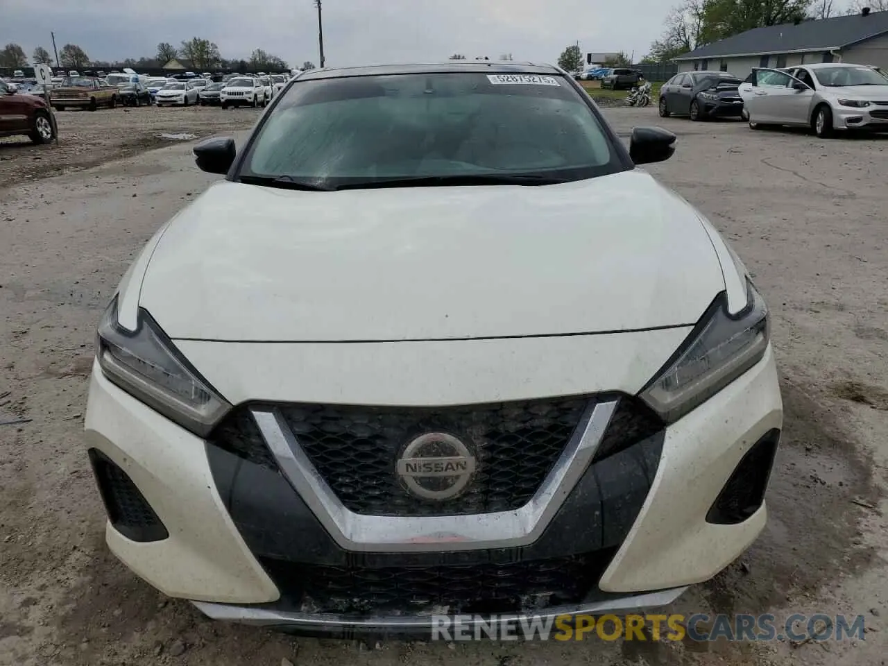 5 fotografías del automóvil dañado 1N4AA6AV7KC372540 NISSAN MAXIMA 2019