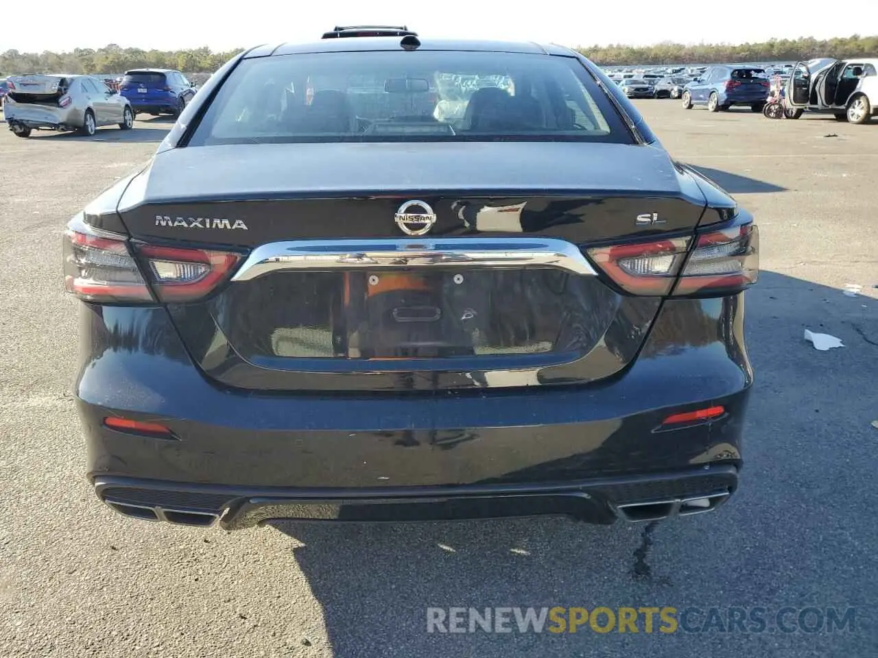 6 fotografías del automóvil dañado 1N4AA6AV7KC375566 NISSAN MAXIMA 2019