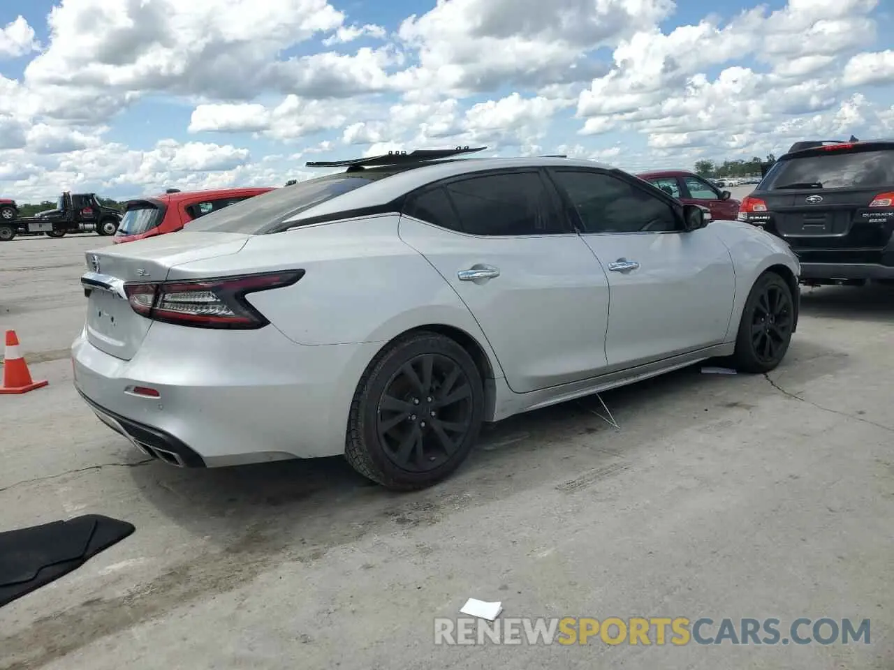 3 fotografías del automóvil dañado 1N4AA6AV9KC362916 NISSAN MAXIMA 2019