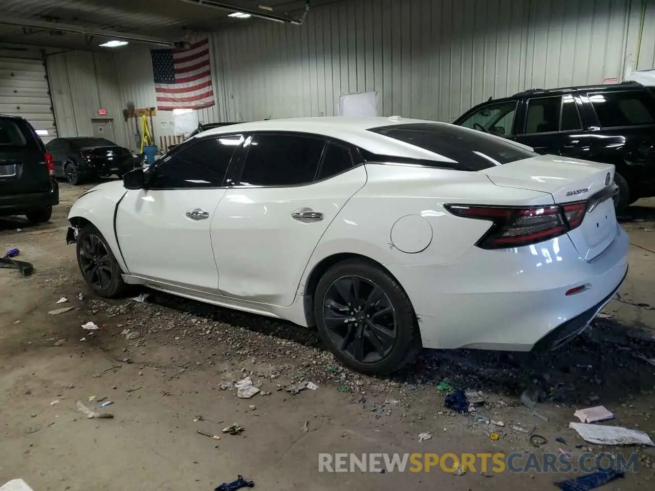 2 fotografías del automóvil dañado 1N4AA6AV9KC378596 NISSAN MAXIMA 2019