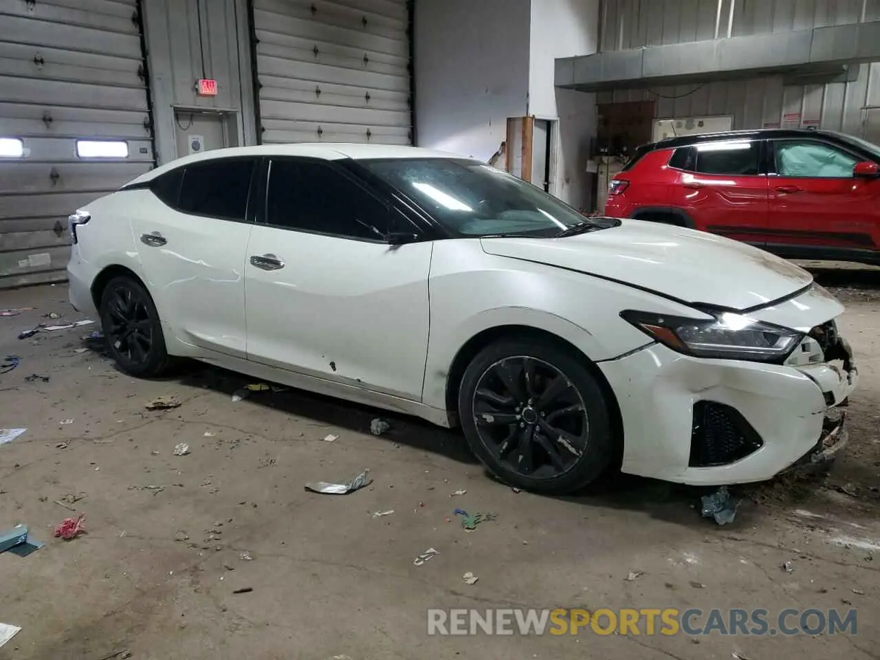 4 fotografías del automóvil dañado 1N4AA6AV9KC378596 NISSAN MAXIMA 2019