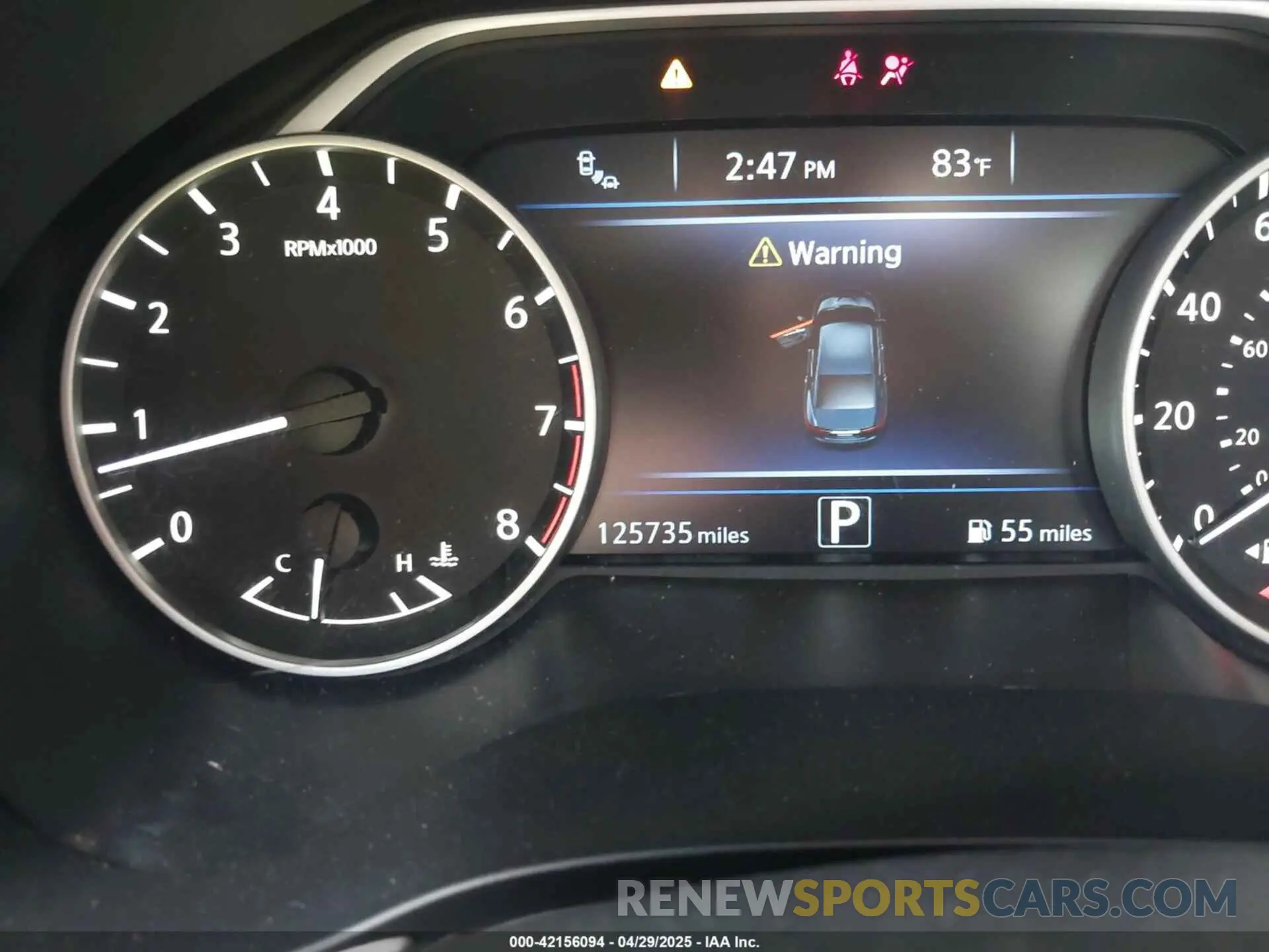 7 fotografías del automóvil dañado 1N4AA6AVXKC367266 NISSAN MAXIMA 2019