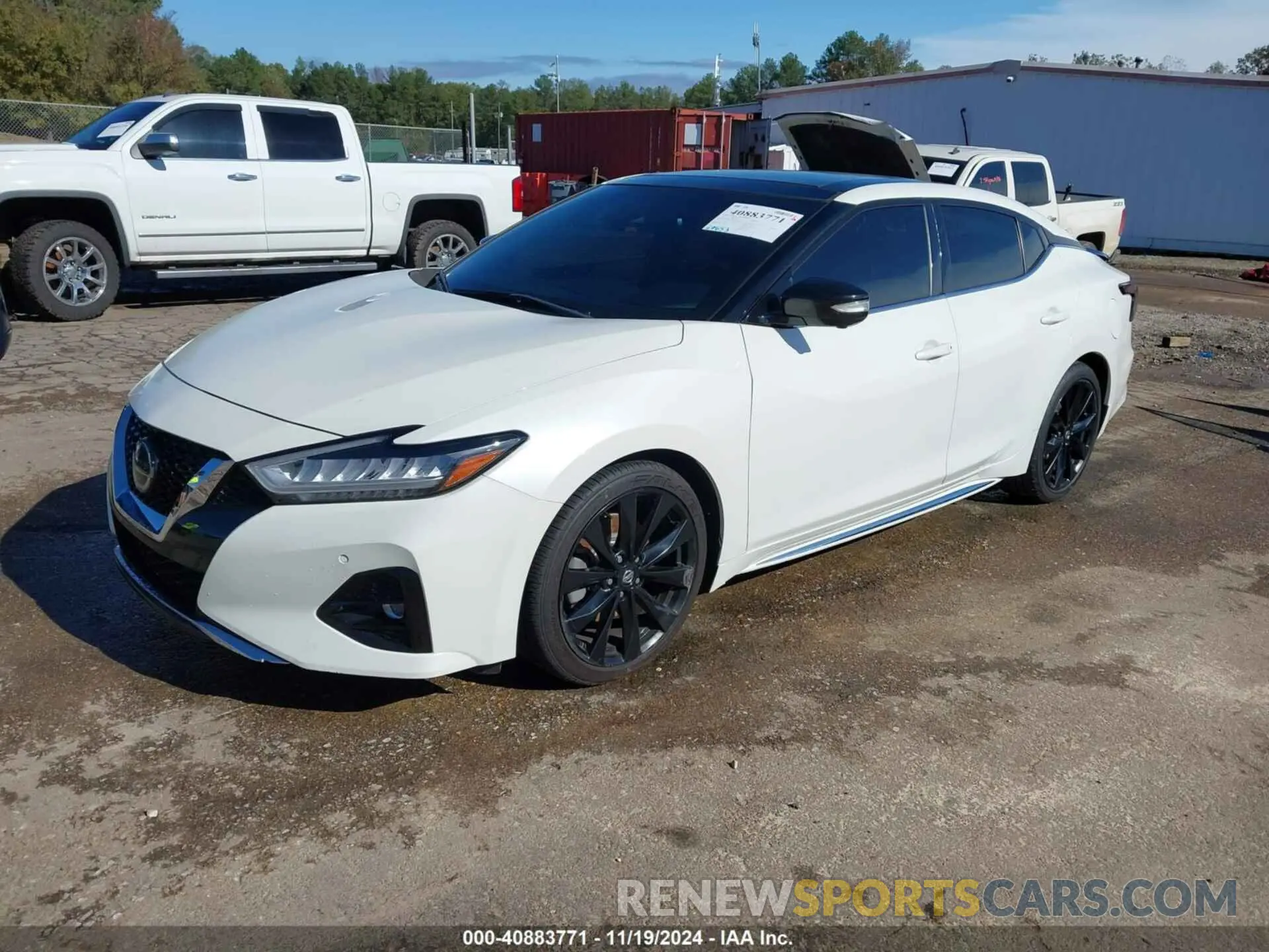 2 fotografías del automóvil dañado 1N4AA6AVXKC376971 NISSAN MAXIMA 2019