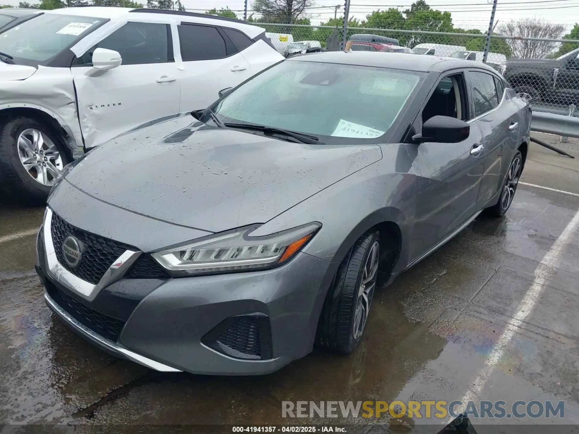 2 fotografías del automóvil dañado 1N4AA6BV8LC367086 NISSAN MAXIMA 2020