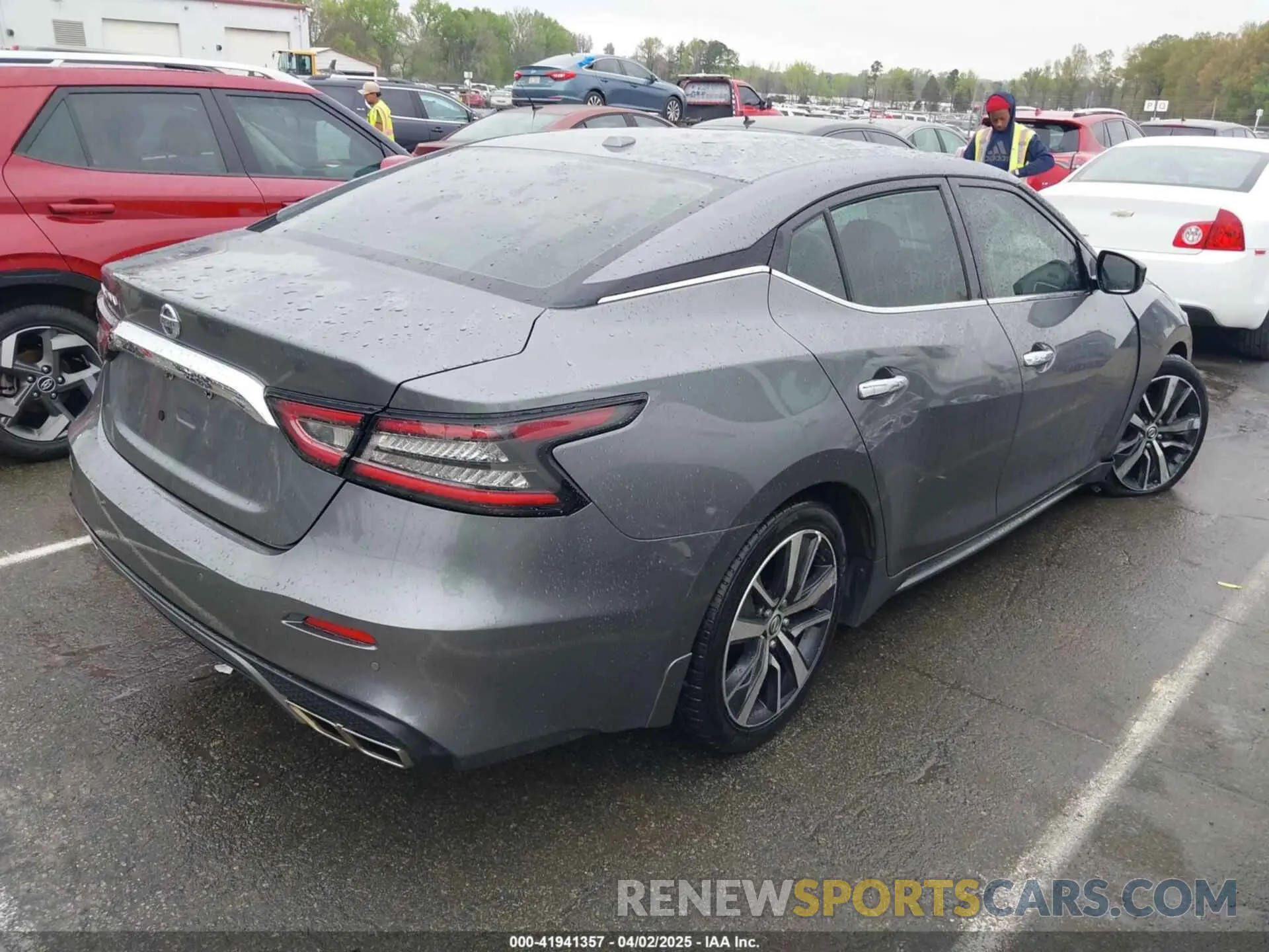 4 fotografías del automóvil dañado 1N4AA6BV8LC367086 NISSAN MAXIMA 2020