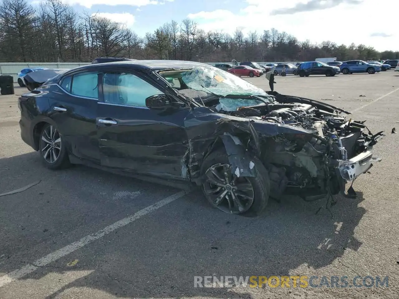 4 fotografías del automóvil dañado 1N4AA6BV8LC386351 NISSAN MAXIMA 2020