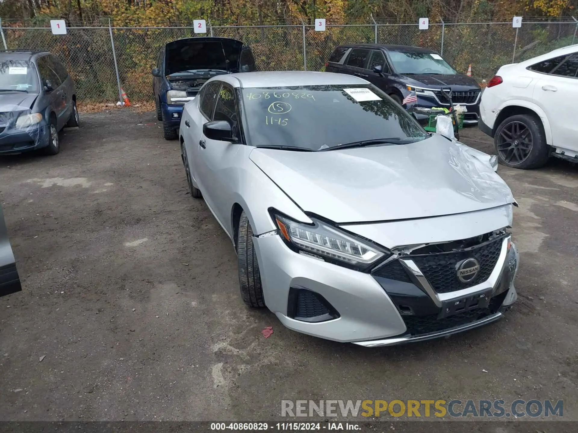 1 fotografías del automóvil dañado 1N4AA6BV9LC383538 NISSAN MAXIMA 2020
