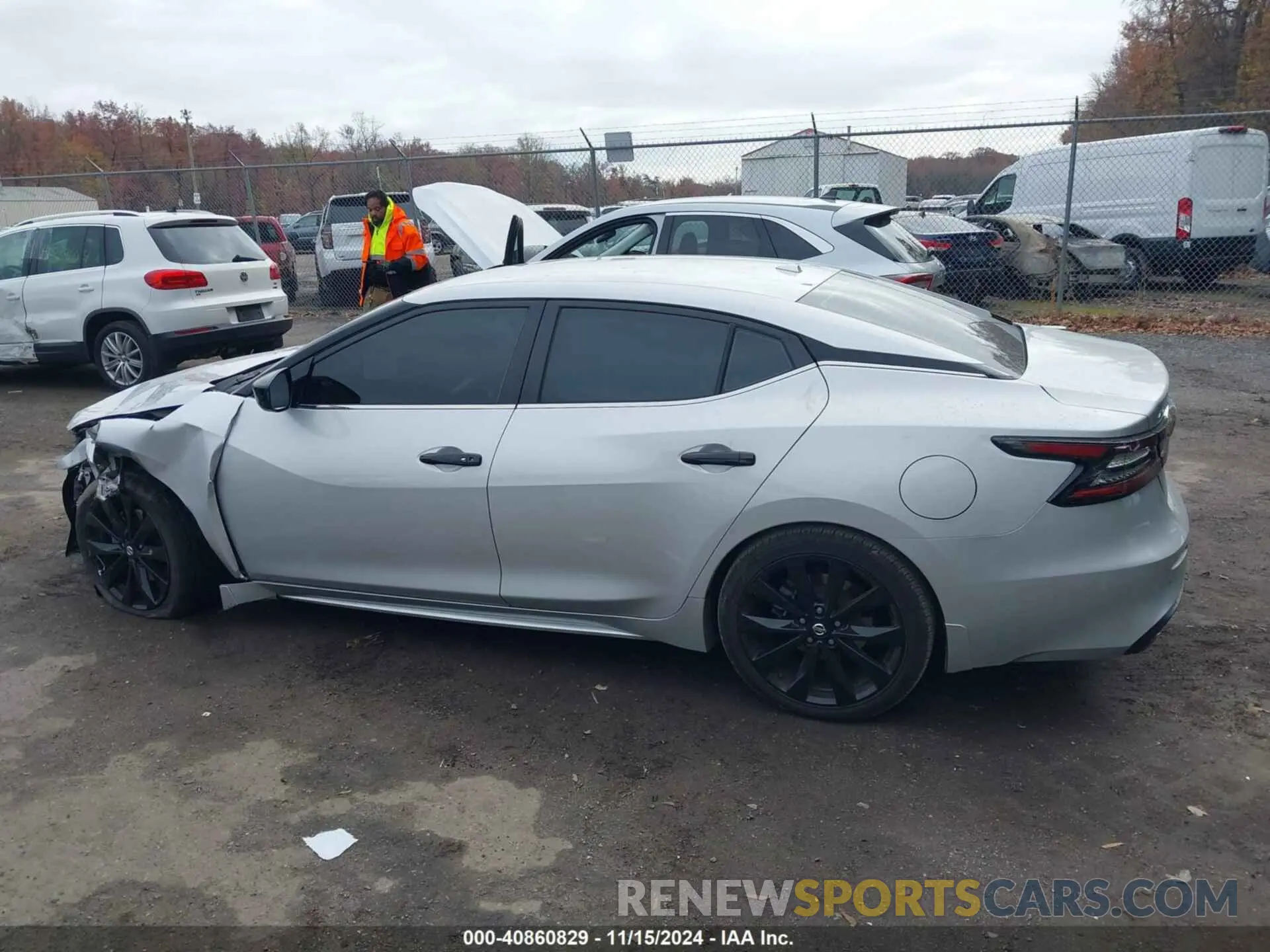 15 fotografías del automóvil dañado 1N4AA6BV9LC383538 NISSAN MAXIMA 2020